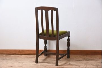 アンティーク家具　イギリスアンティーク　オーク材製の上品なダイニングチェア(椅子)