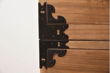 アンティーク家具　古民具・骨董　五丁引きの上手物!総桐材の重ね庄内箪笥(桐箪笥、桐たんす)