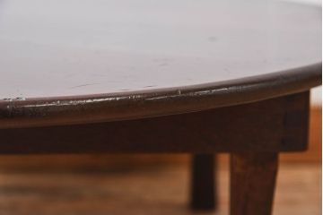 レトロ家具　小振りなサイズ!昭和レトロなアンティークちゃぶ台