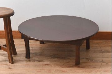 レトロ家具　小振りなサイズ!昭和レトロなアンティークちゃぶ台