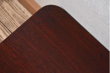 レトロ家具　天板一枚板　昭和レトロなアンティークちゃぶ台