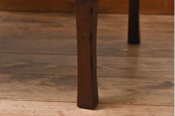 レトロ家具　天板一枚板　昭和レトロなアンティークちゃぶ台