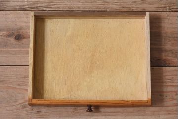 アンティーク雑貨　レトロデザイン　古い学校で使われていた小物入れ(木箱・収納箱)