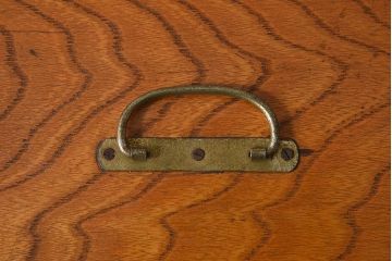 アンティーク雑貨　レトロデザイン　古い学校で使われていた小物入れ(木箱・収納箱)