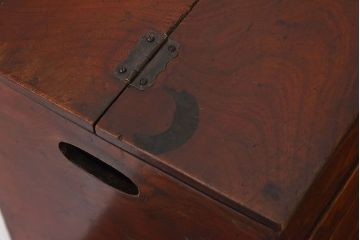 アンティーク雑貨　総欅材　和製アンティーク　酒田　裁縫箱