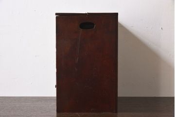 アンティーク雑貨　総欅材　和製アンティーク　酒田　裁縫箱