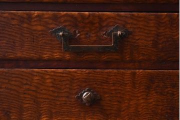 アンティーク雑貨　総欅材　和製アンティーク　酒田　裁縫箱