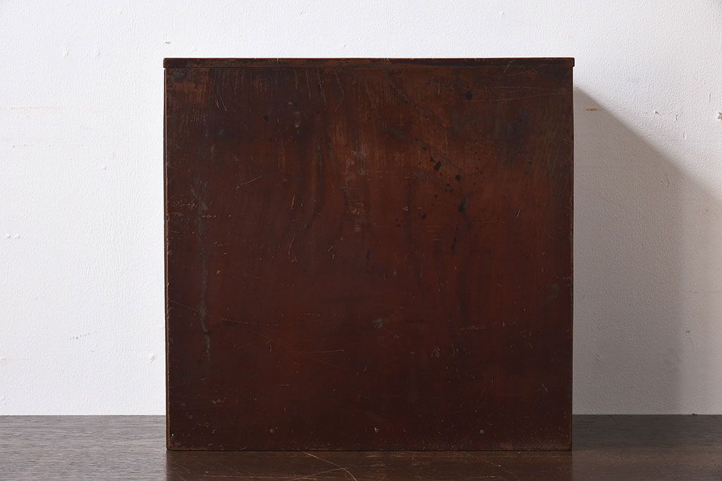 アンティーク雑貨　総欅材　和製アンティーク　酒田　裁縫箱