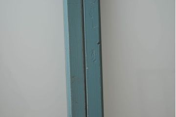 すりガラス入り!レトロデザイン　シンプルなペイントガラス戸2枚セット(窓)