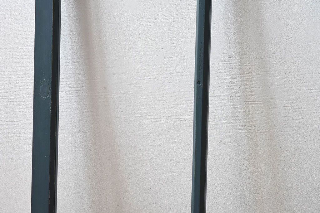 ゆらゆらガラス入り!レトロデザイン　シンプルなペイントガラス戸2枚セット(窓)