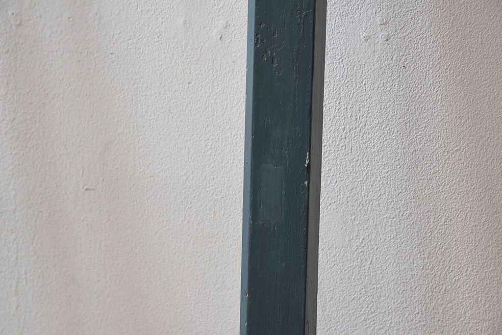 ゆらゆらガラス入り!レトロデザイン　シンプルなペイントガラス戸2枚セット(窓)