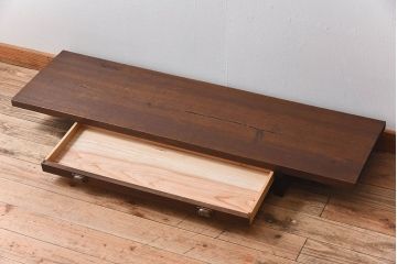 アンティーク家具　朴の木材　和製アンティーク　天板一枚板!古い裁ち板(2)