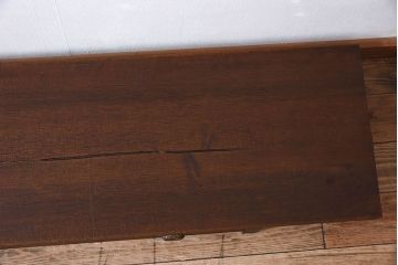アンティーク家具　朴の木材　和製アンティーク　天板一枚板!古い裁ち板(2)