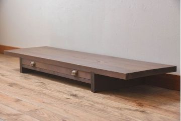 アンティーク家具　朴の木材　和製アンティーク　天板一枚板!古い裁ち板(2)