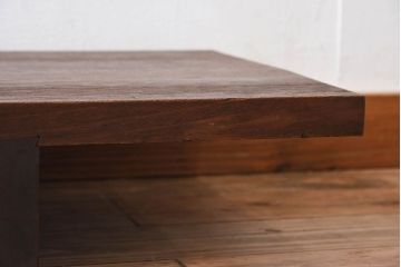 アンティーク家具　朴の木材　和製アンティーク　天板一枚板!古い裁ち板(2)