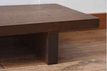 アンティーク家具　ジャンク品　和製アンティーク　天板一枚板!古い裁ち板
