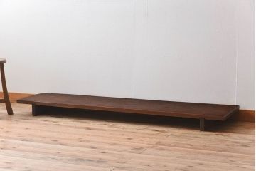 アンティーク家具　朴の木材　和製アンティーク　明治大正期の古い裁ち板(2)
