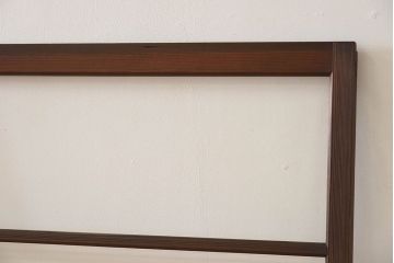 モールガラス入り!古い木のアンティークガラス戸4枚セット(窓)