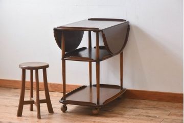 ヴィンテージ家具　イギリスビンテージ　ERCOL(アーコール)　トロリー(ワゴン)