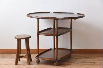 ヴィンテージ家具　イギリスビンテージ　ERCOL(アーコール)　トロリー(ワゴン)