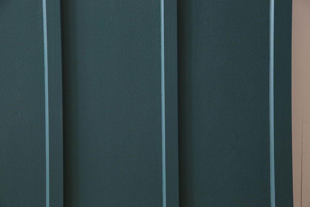 アンティークペイント!レトロでおしゃれなガラス戸2枚セット