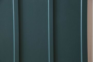 アンティークペイント!レトロでおしゃれなガラス戸2枚セット