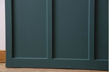 アンティークペイント!レトロでおしゃれなガラス戸2枚セット