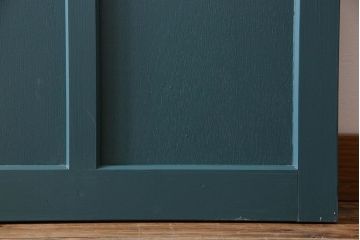 アンティークペイント!レトロでおしゃれなガラス戸2枚セット