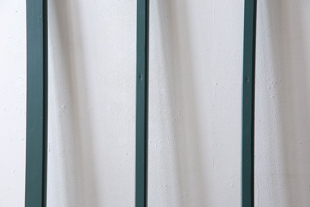 アンティークペイント!レトロでおしゃれなガラス戸2枚セット