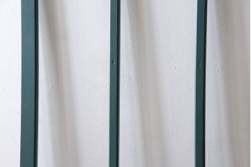 アンティークペイント!レトロでおしゃれなガラス戸2枚セット