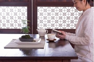 古民具・骨董　裏すりガラス入り!組子帯戸4枚セット(ガラス帯戸)
