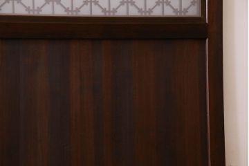 古民具・骨董　裏すりガラス入り!組子帯戸4枚セット(ガラス帯戸)