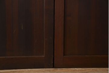古民具・骨董　裏すりガラス入り!組子帯戸4枚セット(ガラス帯戸)