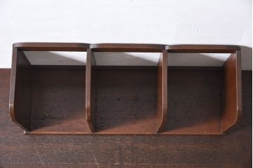 アンティーク雑貨　昭和レトロ　古い木のアンティーク本立て