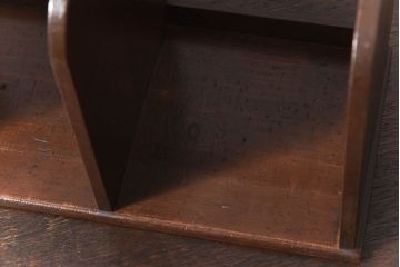 アンティーク雑貨　昭和レトロ　古い木のアンティーク本立て