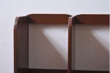 アンティーク雑貨　昭和レトロ　古い木のアンティーク本立て