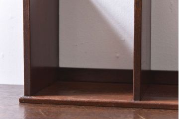 アンティーク雑貨　昭和レトロ　古い木のアンティーク本立て