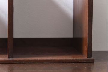 アンティーク雑貨　昭和レトロ　古い木のアンティーク本立て