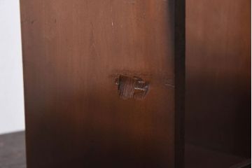 アンティーク雑貨　昭和レトロ　古い木のアンティーク本立て