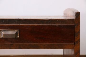 アンティーク家具　総欅材　古民具・骨董　大正昭和期　アンティーク文机