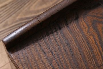 アンティーク家具　総欅材　古民具・骨董　大正昭和期　アンティーク文机