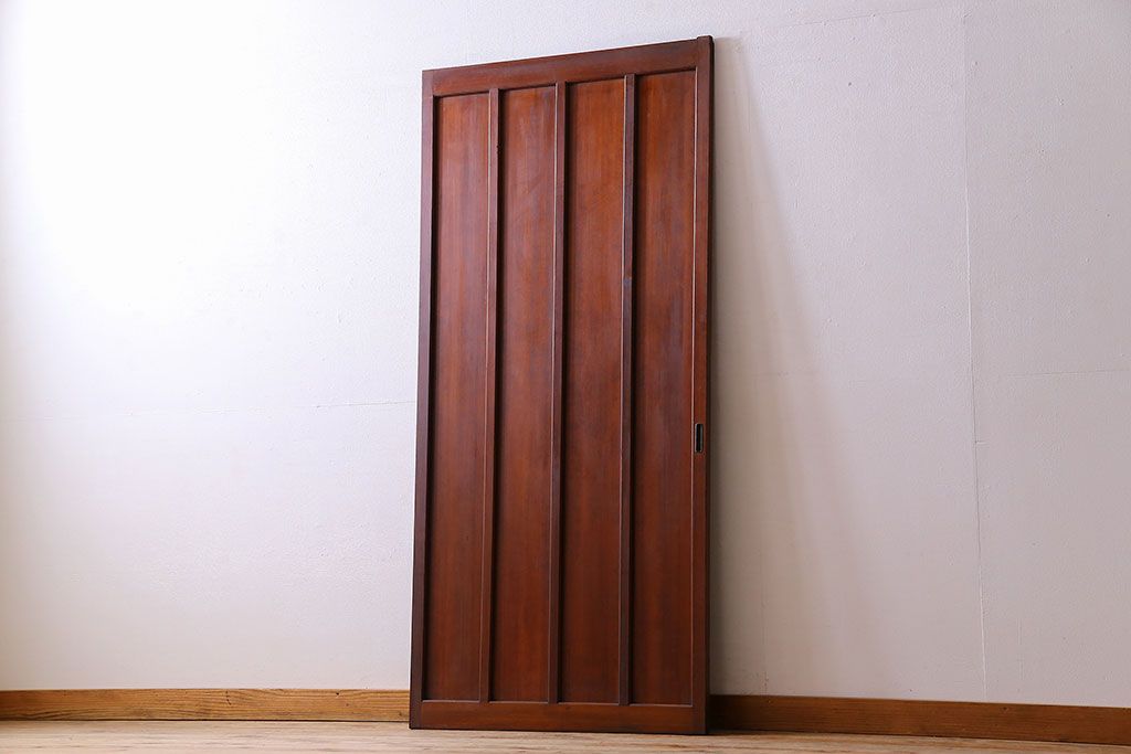 アンティーク　柾目材!上品な古い木の板戸