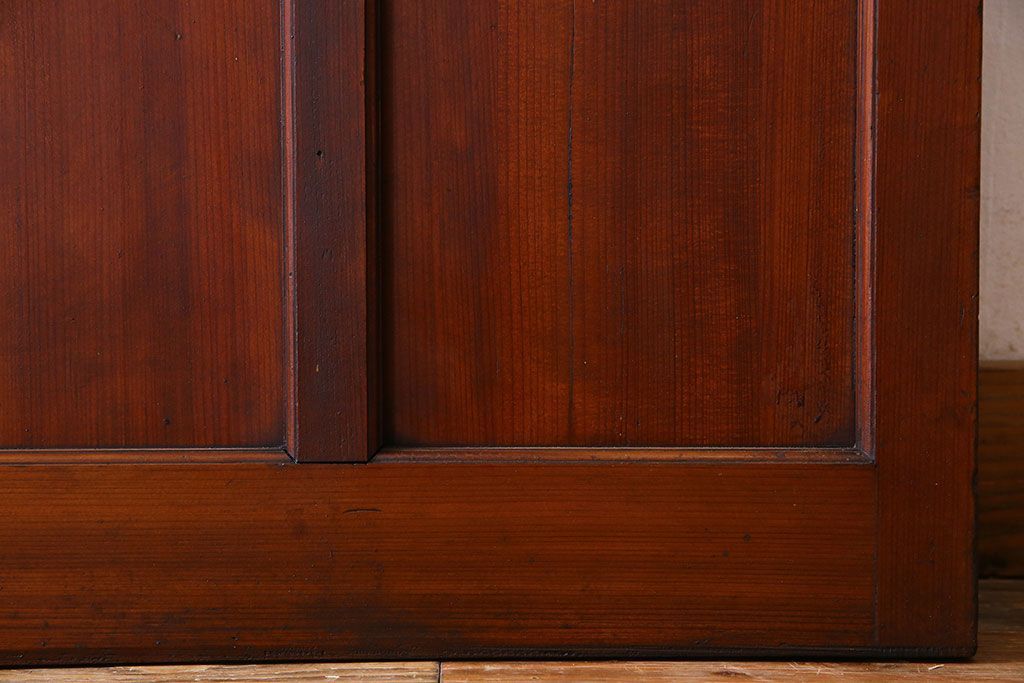 アンティーク　柾目材!上品な古い木の板戸