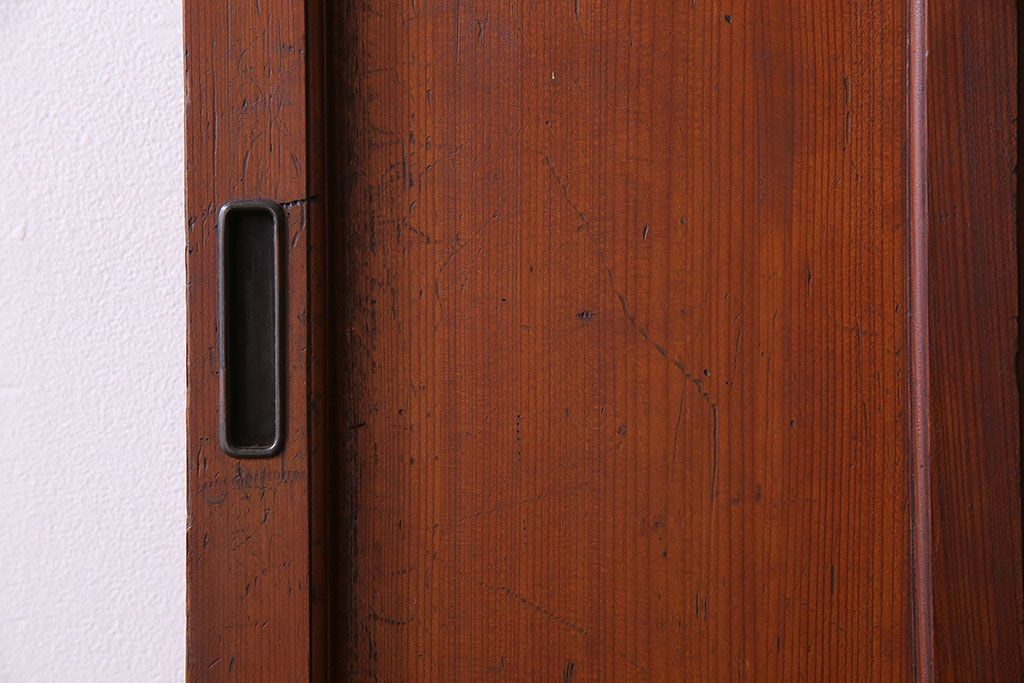 アンティーク　柾目材!上品な古い木の板戸