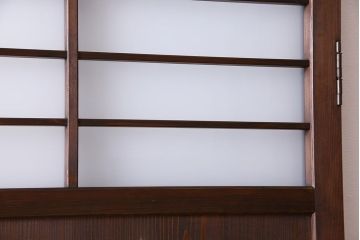 すりガラス入り!昭和大正期のレトロな木製アンティークドア(扉)