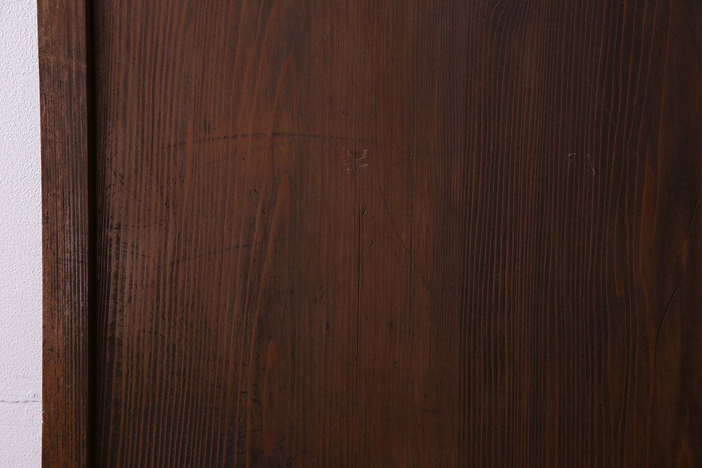 すりガラス入り!昭和大正期のレトロな木製アンティークドア(扉)