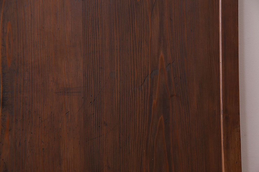 すりガラス入り!昭和大正期のレトロな木製アンティークドア(扉)