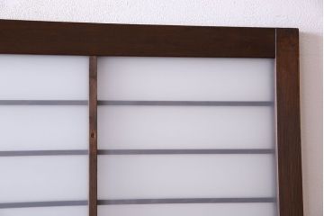 すりガラス入り!昭和大正期のレトロな木製アンティークドア(扉)