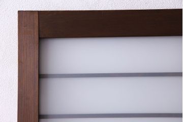 すりガラス入り!昭和大正期のレトロな木製アンティークドア(扉)