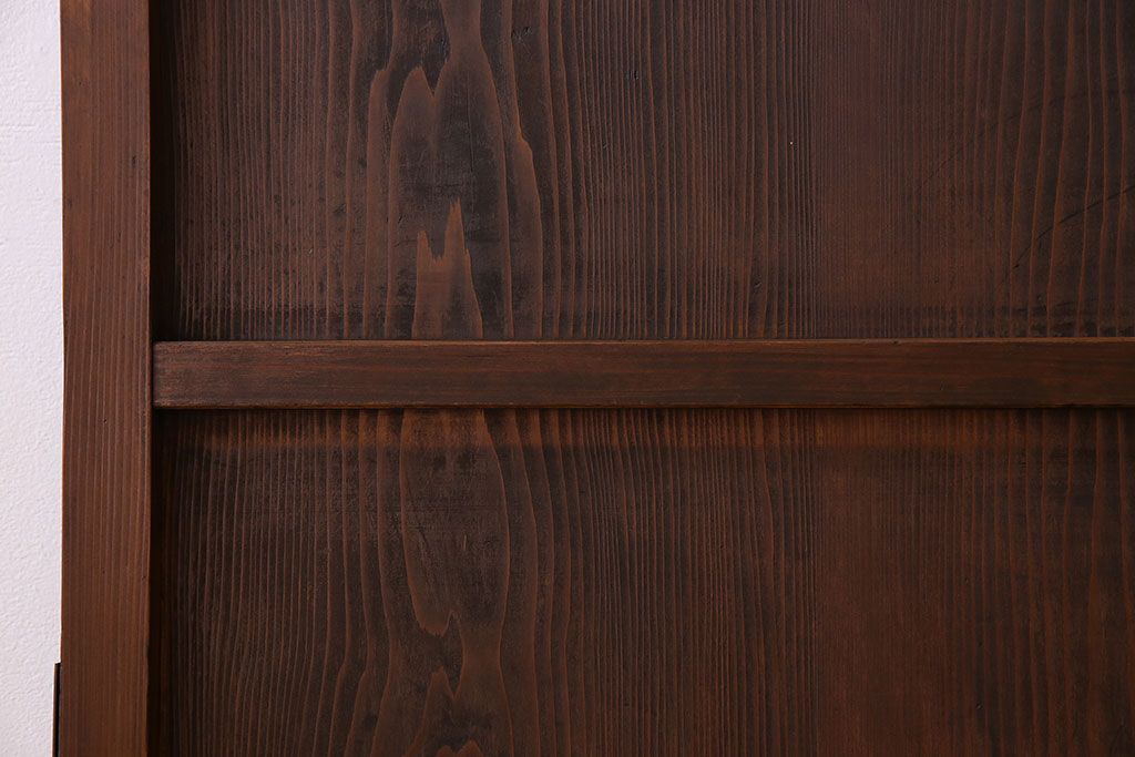 すりガラス入り!昭和大正期のレトロな木製アンティークドア(扉)